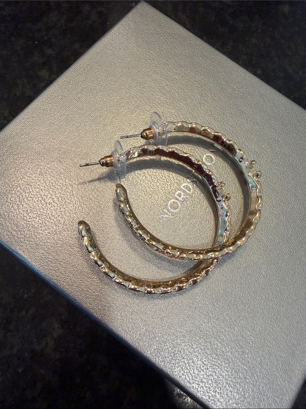 Chanel hoop earrings- NWT - Picture 3 of 4